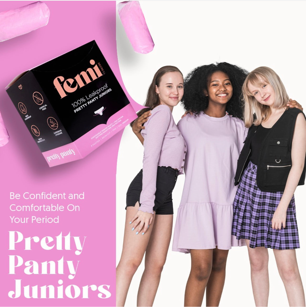Pretty Panty Juniors (ages 9-14) – Femi Secrets